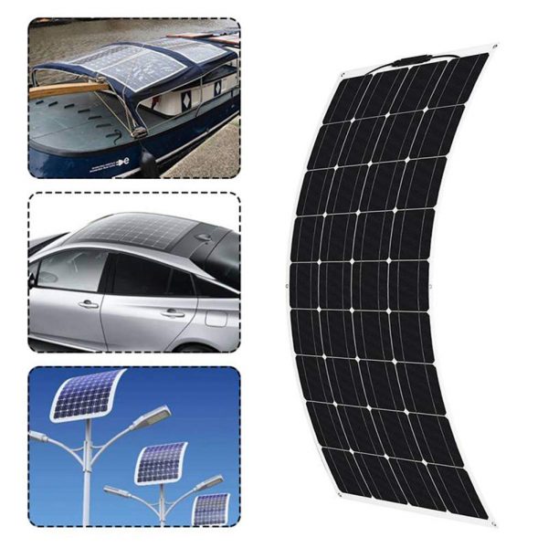 HUAJIN 18V Solar Panel 300W Semi-Flexible Monocrystalline Solar