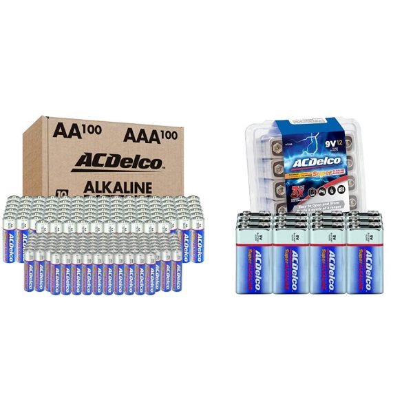 AA and AAA 200-Count Combo Power Super Alkaline Battery