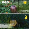 Radiant Gardens: Solar Hanging Lantern for Charming Outdoor Decor