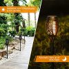 Otdair Solar Torch Lights with Flickering Flame