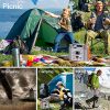 FIVKLEMNZ 200W Portable Power Station – Solar Generator for Outdoor Adventures & Emergencies ⚡