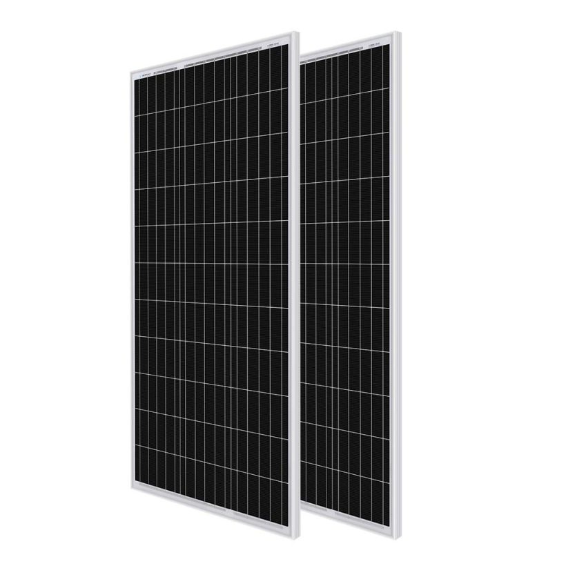 Renogy Solar Panel 2pcs 100 Watt 12 Volt Monocrystalline
