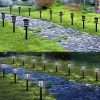 MAGGIFT 12 Pack Solar Pathway Lights Outdoor LED
