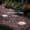 8 LED Solar Garden Lights Disk Lights Outdoor