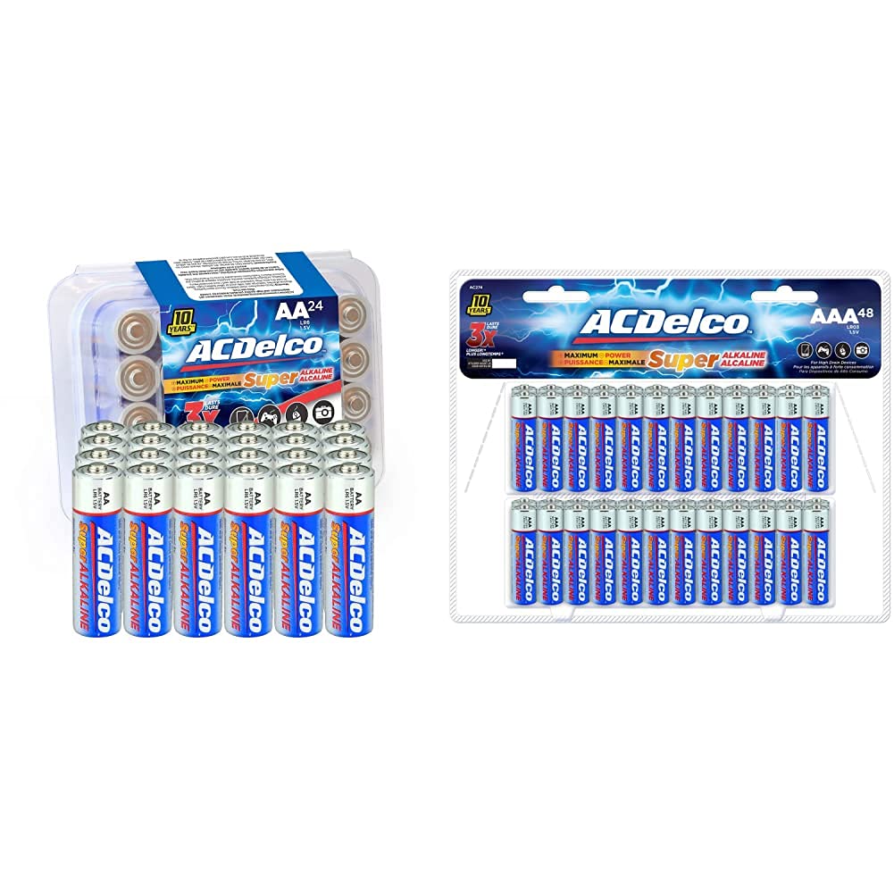 48-Count AAA Batteries are also "Most Power" Super Alkaline batteries