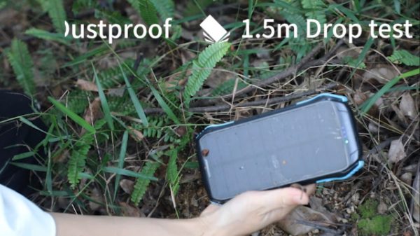 Power Bank, Solar Charger with Qi Wireless Charger and a pair of USB