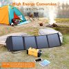 Aeiusny Solar Panel Foldable 60W Portable Solar Charger