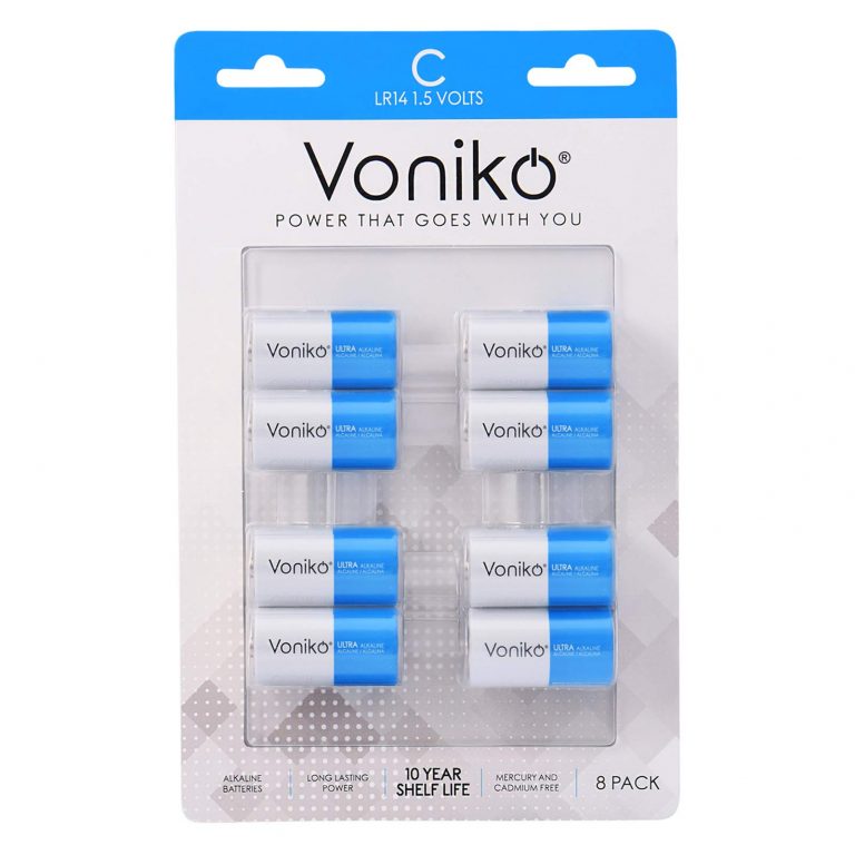 Ultra Alkaline C Batteries 10-Year Shelf Life