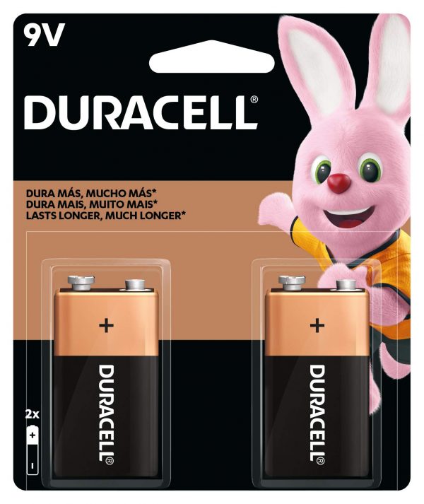 Duracell 9V Alkaline Batteries 9 Volt battery for household and business