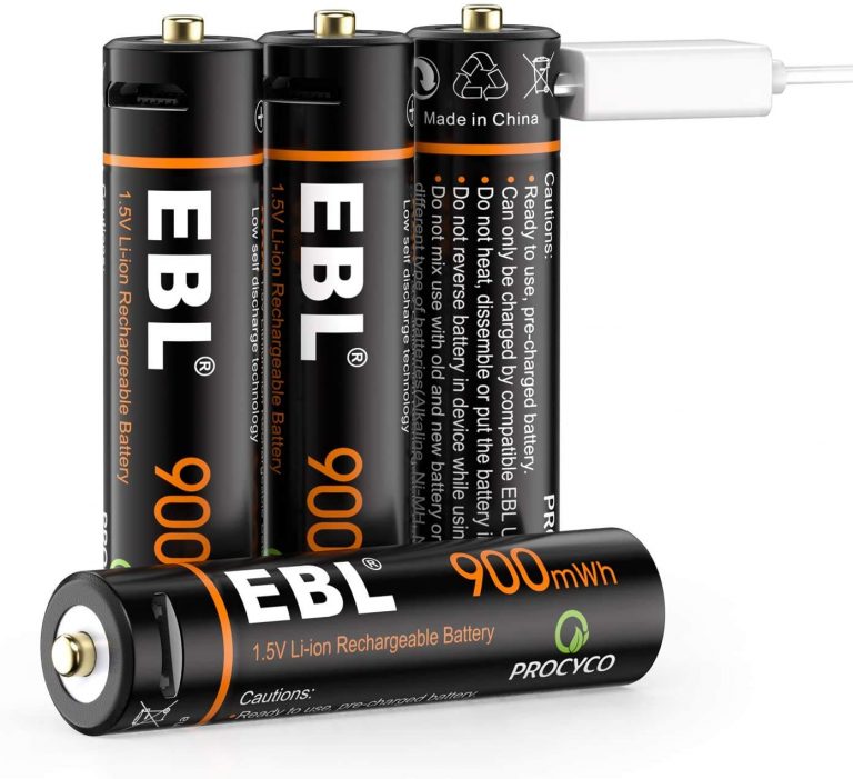 1.5VAAA Rechargeable Batteries with 4 in 1 USB Cable