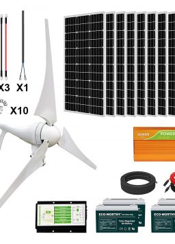 ECO-WORTHY 1400 Watts 24V Solar Wind Turbine Generator Kit
