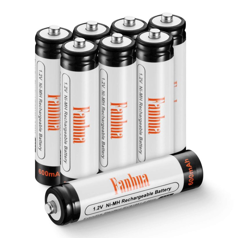Rechargeable AAA Batteries: Long-Lasting and Eco-Friendly NiMH Triple A 1.2V 600mAh Battery (8 Pack)