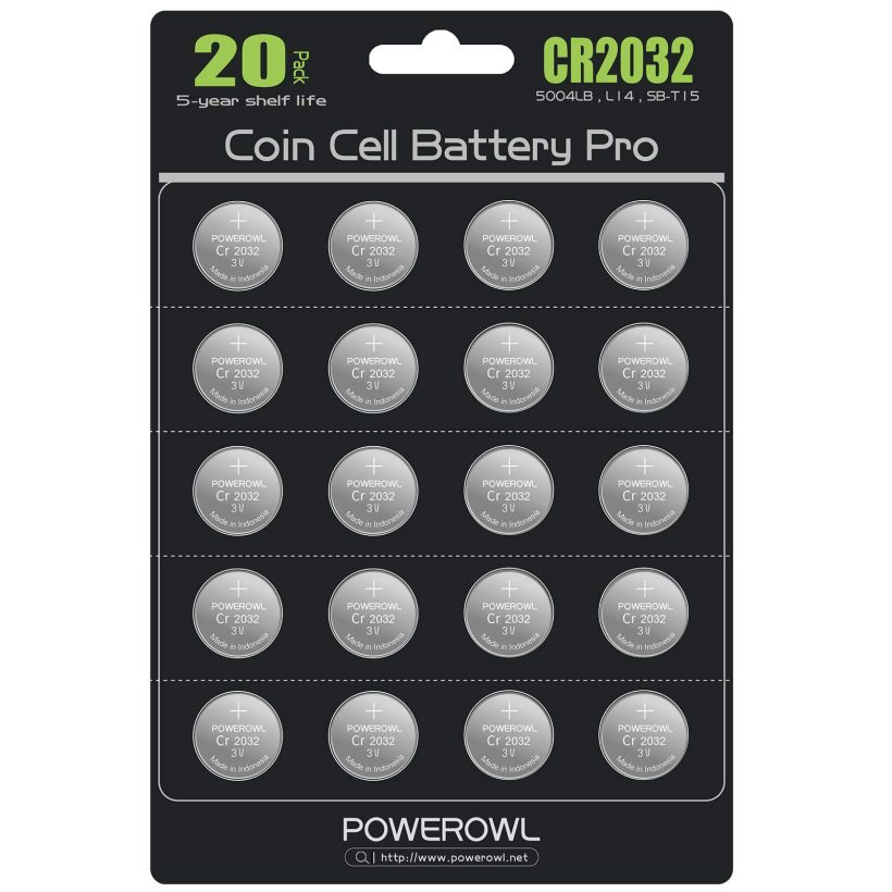 High Capacity CR2032 Battery 10 Years Leak-Free