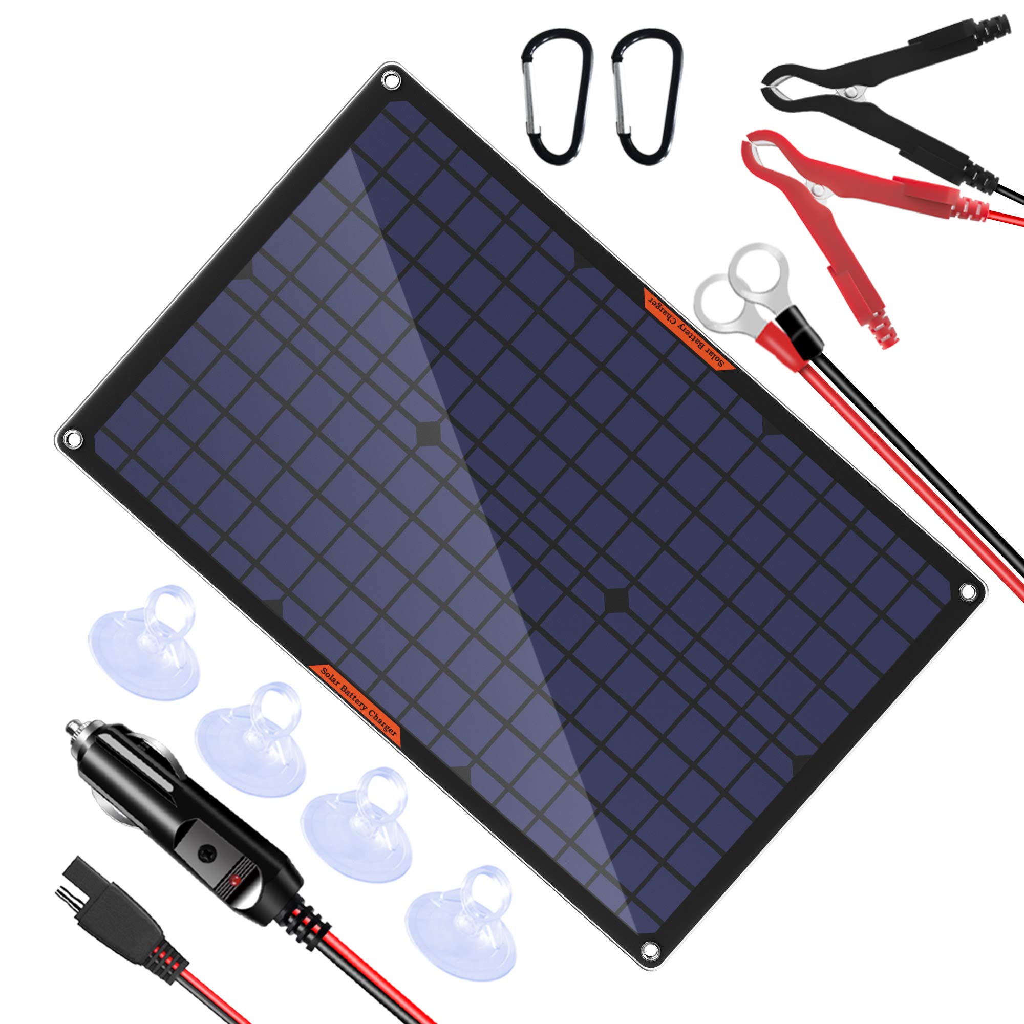 OYMSAE 30 Watt 12 Volt Solar Panel Solar Trickle Charger