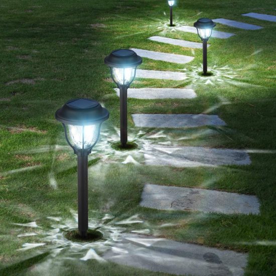 10 Pack Solar Lights Outdoor, Bright Solar Garden Outdoor Lights