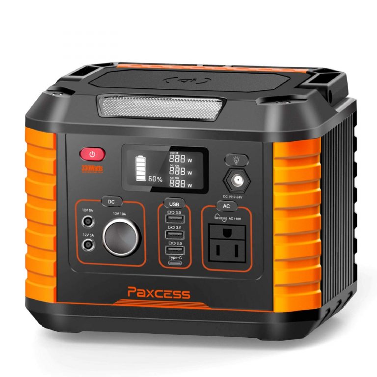 Portable Camping Generator, 330W/78000mAh Portable Power Station