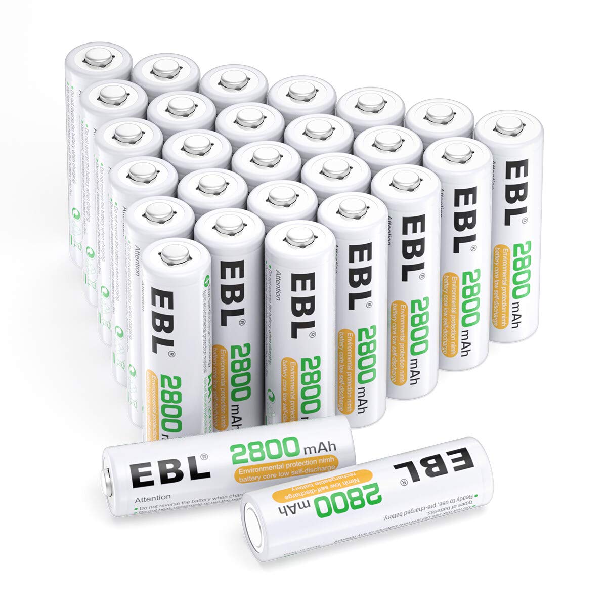 AA Batteries EBL High Capacity Precharged Ni-MH