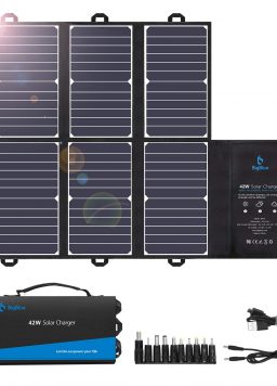 BigBlue Portable Solar Charger (2 USB+DC Outputs)