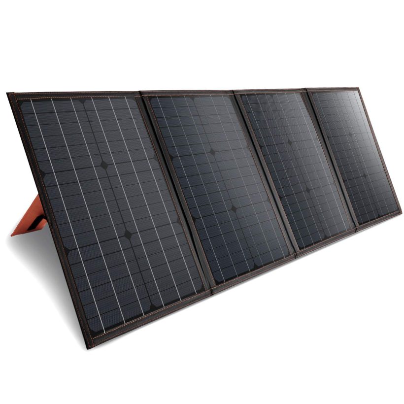 100W Portable Solar Panel, Folding Solar Panel Kit