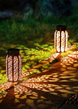 Maggift 2 Pack 10.6 Inch Hanging Solar Lights Outdoor