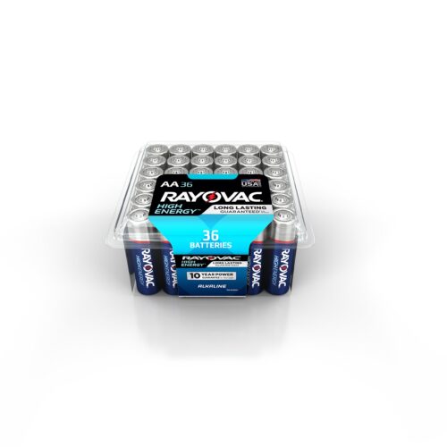 RAYOVAC Alkaline Batteries with Recloseable Lid 