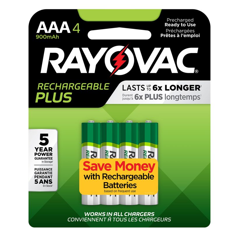 Rayovac Rechargeable AAA Batteries: Power Your Devices Sustainably! 🔋
