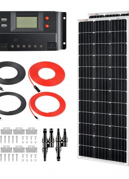 RICH SOLAR 200 Watts 12 Volts Monocrystalline Solar Kit