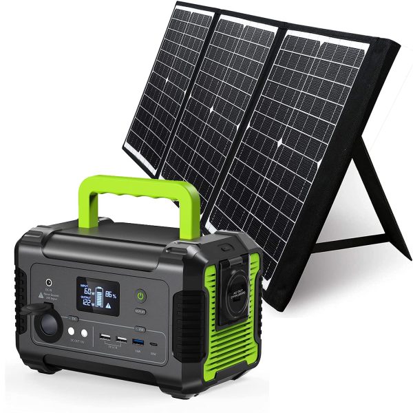 Portable Power Station 200W with Solar Panel