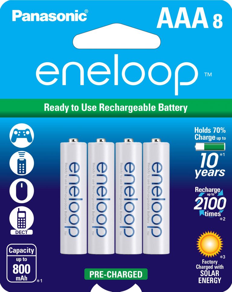 Panasonic eneloop AAA 2100 Cycle Ni-MH Pre-Charged