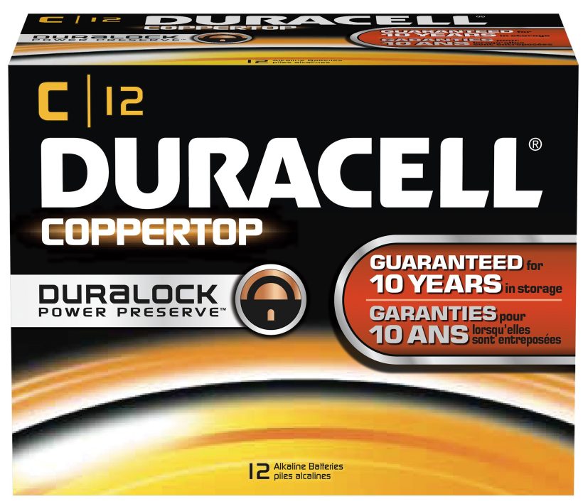 Duracell MN1400 CopperTop Alkaline-Manganese Dioxide Battery