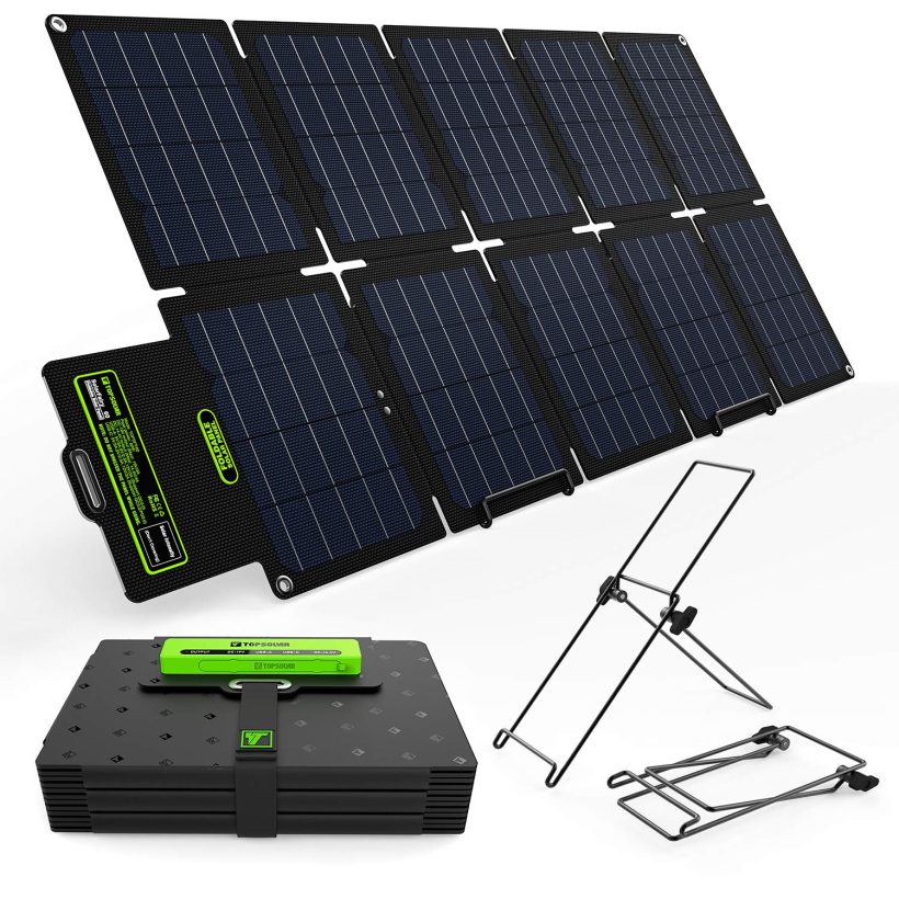 Topsolar SolarFairy 60W Portable Foldable Solar Panel Charger Kit