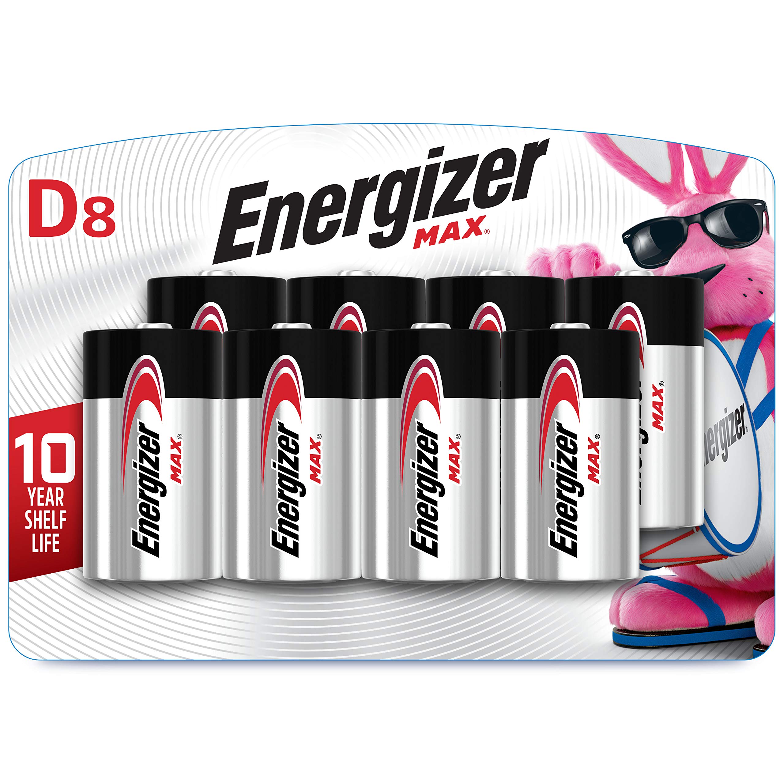 Energizer D Batteries, Max Alkaline