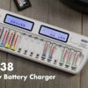 Tenergy 16 Bay Battery Charger for AAA and AA Rechargeable Batteries
