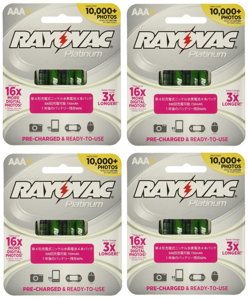 Rayovac 16 x Platinum pre-Charged (New Hybrid Replacement)