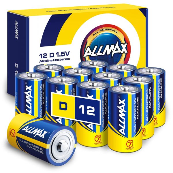 Allmax D Maximum Power Alkaline Batteries