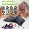 5V 21W Portable Solar Charger with 10000mAh Battery - Fast Charging for Mobile Phones Anywhere