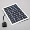 5W Solar Panel Charger for iPhone and Android - Portable Power On-the-Go