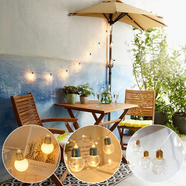 LED Globe Festoon Party Lights Battery Operated