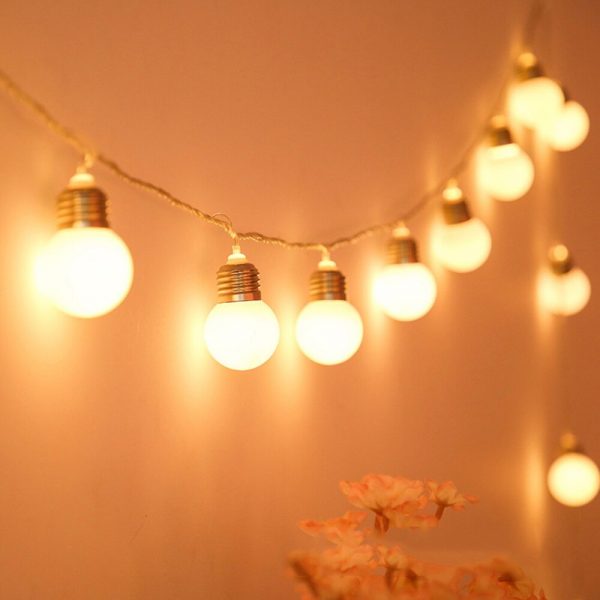 LED Globe Festoon Party Lights Battery Operated