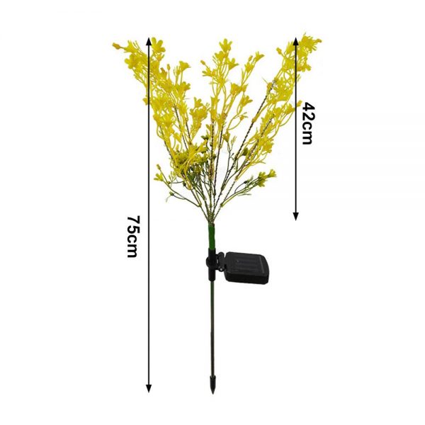Flower Rape Blossoms Beautiful Solar Light