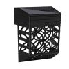 Smart LED Solar Fence Light - Outdoor Waterproof Warm White Lighting for Garden, Yard, Step, Deck, and Stair