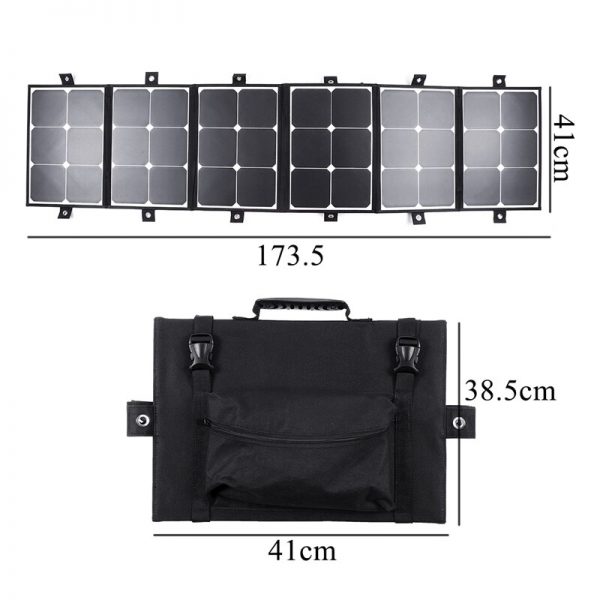 Outdoor Power Companion: 300W Foldable Solar Panel Charger for Phones, Laptops, and More!