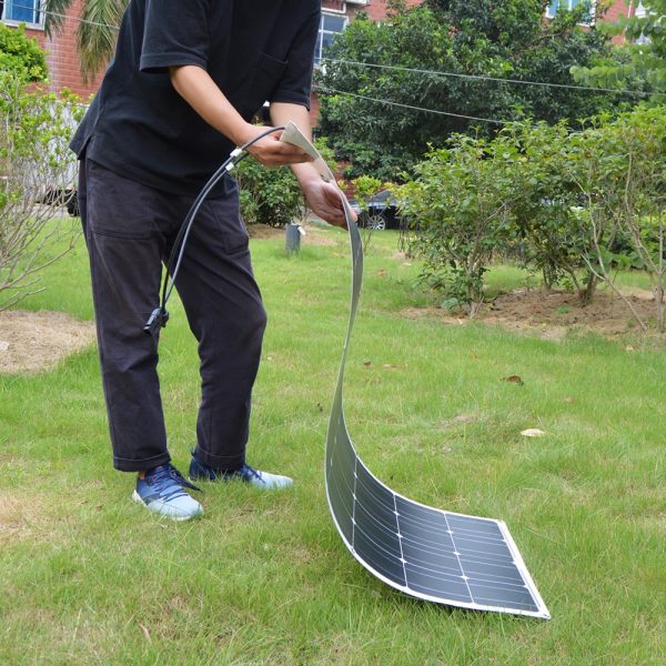 100W Monocrystalline Solar Panel – Reliable Power for Your Automotive, Boat, and Home Solar Needs