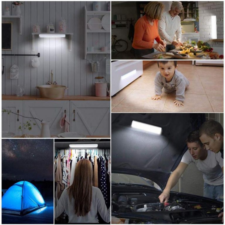 Light LED PIR Motion Sensor Lamp Wireless Batteries Powered