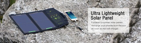 Stay Charged Outdoors – ALLPOWERS 10W Foldable Solar Panel Charger for Phones & Tablets