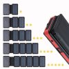 Solar Power On-the-Go: Foldable 20000mAh Dual USB Waterproof Power Bank with High-Efficiency Solar Panels!