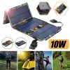Solar Panel Folding Charger Mobile Power Bank