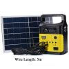 Outdoor Power Anywhere: Portable 10W Solar Generator with LED Lighting System