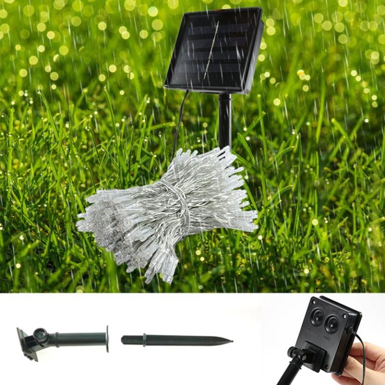 LED Solar Curtain Lights Party Home Decoration Ambient Light