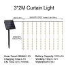 LED Solar Curtain Lights Party Home Decoration Ambient Light